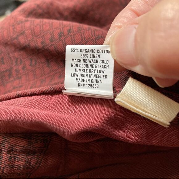 Taylor Stitch The Morse Short in Brick Red Slub Linen Blend Shorts Variety - Picture 14 of 14